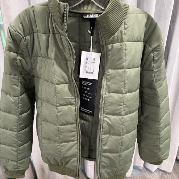 Women’s Olive Quilted Jacket - Picture 3 of 4